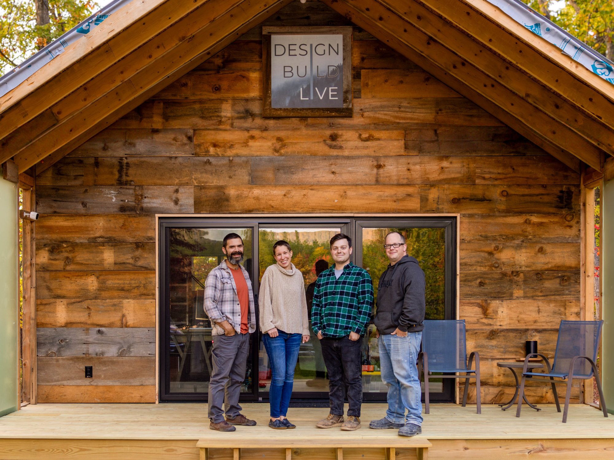 Design-Build-Live team at the studio